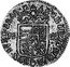 Netherlands 2 Patards Charles II 1698 KM# 120 ARCHID AVSTRIAE DVX BVRG BRAB Z coin reverse
