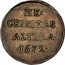 Netherlands Daalder Overijssel. Kampen City 1672 KM# 66 NE CESSITAS ALTERA 1672 coin reverse