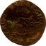 Netherlands Denier Albert and Elizabeth 1607 Legend varieties exist for 1607 KM# 28 ARCH AVST DVC BVRG ET BRA 1607 coin reverse