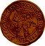 Netherlands Ducat 1612 KM# 7 Overijssel Province Trade Coinage CONCORDIA RES - PAR - VAE CRES TRA 16 12 coin obverse