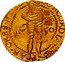 Netherlands Ducat 1650 KM# 12.1 Holland Province Trade Coinage CONCORDIA RES P AR CRES HOL 16 50 coin obverse
