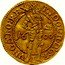 Netherlands Ducat (Rudolph II) KM# 4 MON NO AVREA CAMPEN CIVI TAS IMPERI coin obverse