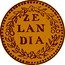 Netherlands Duit 1637 KM# 14b Zeeland Province Standard Coinage ZE LAN DIA coin obverse
