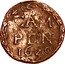 Netherlands Duit 1639 KM# 36 Overijssel - Kampen City Standard Coinage CAM PEN 1639 coin reverse