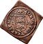 Netherlands Duit Piedfort 1663 KM# 40 DEVS FORTI E SP NOS coin obverse