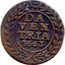 Netherlands Duit 1663 KM# 66 Overijssel - Deventer City Standard Coinage DA VEN TRIA 1663 coin reverse