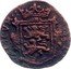 Netherlands Duit Anna van der Marck ND KM# 10 NISI DNS NOBISCVM coin obverse