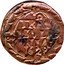 Netherlands Duit 1628 KM# 22a Overijssel Province Standard Coinage TRAS ISVLA NIA 1628 coin reverse