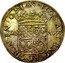 Netherlands Florijn Crowned Arms Large Bust of Man 1674 KM# 32.1 FLOR ARGENT ORD GRON OMLAN 28 ST coin obverse