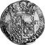 Netherlands Florijn ND KM# 69.7 Holland Province Countermarked Coinage ARGENT ORD GRON ET OML 28 ST coin reverse