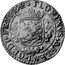 Netherlands Florijn ND KM# 74.3 Utrecht Province Countermarked Coinage FLORENVS ARGENT ORDI FRISIAE coin reverse