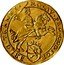 Netherlands Gold Rider Overijssel Province Coinage 1607 KM# 16.1 MO AV PRO CONFOE BELG TRANSI coin obverse