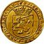 Netherlands Gold Rider Overijssel Province Coinage 1607 KM# 16.1 CONCORDIA RES PARVÆ CRESCVNT 1607 coin reverse