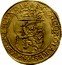 Netherlands Gold Rider Holland Province 1608 KM# 19 CONCORDIA RES PARVAE CRESCVNT 1622 coin reverse