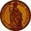Netherlands Gulden Standing Female Figure Holland Province 1681 KM# 61a HANC TVEMVR HAC NITIMVR coin reverse