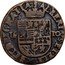 Netherlands Liard Albert and Elizabeth 1610 KM# 33.1 ALBERTVS ET ELISABET DEI GRATIA 16 10 coin obverse
