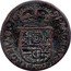 Netherlands Liard Charles II 1691 KM# 93.2 ARCH AVS DVX BVRG BRAB Z 16 91 coin reverse