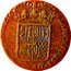 Netherlands Liard Charles II 1692 KM# 1 ARCHID AVST DVX BVRG BRAB Z coin reverse