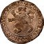 Netherlands Lion Daalder (Lion West Friesland) KM# 14.3 CONFIDENS DNO NON MOVETVR 1670 coin reverse