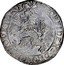 Netherlands Lion Daalder (Overijssel Knight Shield) KM# 35.2 CONFIDENS DNO NON MOVETVR 16 50 coin reverse