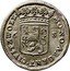 Netherlands Rijderschelling (6 Stuivers) Rider on Horseback Overijssel 1685 KM# 87 MO NO ARG ENT CIVIT ZWOLL 6 S coin obverse