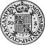Netherlands Rijksdaalder 1601 KM# 8 Overijssel - Kampen City Standard Coinage MONE ARGEN IMP CIVITA CAMPEN 50 S coin obverse