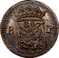 Netherlands Stuiver 1676 KM# 71 West Friesland Provincial Coinage B P coin obverse