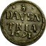Netherlands Stuiver Wapenstuiver 1691 KM# 90 DAVEN TRIA 1691 coin reverse