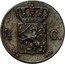 Netherlands 1/2 Cent Willem II 1841 Lilly KM# 68 ½ C. coin reverse