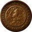 Netherlands 1/2 Cent Willem III 1886 Broadaxe KM# 109.1 KONINGRIJK DER NEDERLANDEN 1878 coin obverse