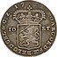Netherlands 10 Stuivers 1751/50 KM# 87 Gelderland Province Standart Coinage MOARGORD FOE BELG D : GEL & C : Z 17 51 10 ST coin obverse