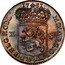 Netherlands 10 Stuivers (1/2 Gulden) 1751 KM# 95.2 Holland Province Standard Coinage MO: ARG : ORD: FÆD: BELG : HOLL : X ST 1751 coin obverse