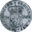 Netherlands 1/2 Ducat Standing Armored Knight Gelderland 1765 KM# 102 CONCORDIA RES PARVAE CRESCUNT 17 65 coin reverse