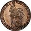 Netherlands 1/8 Ducat 1768 KM# 98 Zeelandia Province Standard Coinage MON NO ARG PRO CONFOE BELG COM ZEL coin obverse