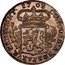 Netherlands 1/8 Ducat 1768 KM# 98 Zeelandia Province Standard Coinage CONCORDIA RES PARVAE CRESCUNT 1768 coin reverse