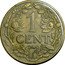 Netherlands 1 cent Lion with Sword 1943 1 CENT coin reverse