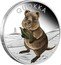 Australia 1 Dollar Quokka - Colored 2021 P QUOKKA coin reverse