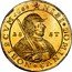 Netherlands 1 Florijn Pattern 1688  KM# Pn19 28 ST NISI DOMINVS NOBISCVM 1668 coin reverse