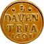 Netherlands 1 Stuiver (Pattern) KM# Pn6 DAVEN TRIA 1691 coin reverse