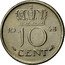 Netherlands 10 Cent Wilhelmina I 1948 KM# 177 19 48 10 CENT coin reverse