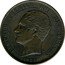 Belgium 10 Centimes (Leopold I Marriage of The Duke) X# 1.2 LEOPOLD PREMIER ROI DES BELGES 1853 coin obverse