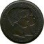 Belgium 10 Centimes (Leopold I Marriage of The Duke) X# 1.2 L.L. PH. M.V. DUC DE BRABANT M. H. A. DUCHESSE DE BRABANT 21-22 AOUT LEO. WIENER coin reverse
