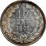 Netherlands 10 Cents Wilhelmina I 1903 KM# 135 10 CENTS 1903 coin reverse