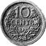 Netherlands 10 Cents Pattern 1906 KM# PnA117 10 CENTS coin reverse