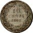 Netherlands 10 Cents Wilhelmina I 1893 Halberd KM# 116 10 CENTS 1892. coin reverse