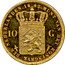 Netherlands 10 Guldens Willem II 1842 Fleur de lis KM# 71 MUNT VAN HET KONINGRIJK DER NEDERLANDEN 10 G 1842 coin reverse