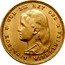Netherlands 10 Guldens Wilhelmina I 1897 Halberd pearls free from edge KM# 118 GOD ZIJ MET ONS KONINGIN WILHELMINA coin obverse