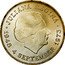 Netherlands 10 Guldens 25th Juliana Anniversary of Reign 1973 Proof KM# 196 JULIANA REGINA 1948 4 SEPTEMBER 1973 coin obverse