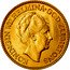 Netherlands 10 Guldens Wilhelmina I 1925 Proof KM# 162 KONINGIN WILHELMINA GOD ZIJ MET ONS coin obverse