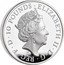 UK 10 Pounds Year of the Tiger 2022 Proof, released in 2021 ELIZABETH II D G REG F D 10 POUNDS JC coin obverse